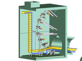 Cable routing system in Wiesbaden