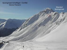 Avalanche trigger system, Weissfluhjoch, Davos