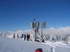 Avalanche Guards protect the Trans-Canada-Highway