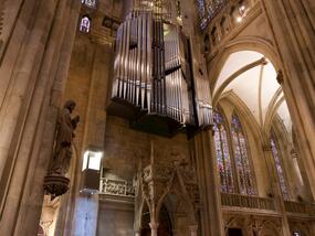 Elevator in the Regensburg cathedral