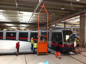Tram movement platform, Vienna