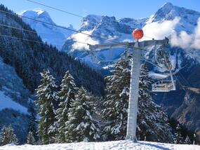 Material aerial tramway Guetbächi Linthal