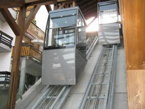 Inclined elevator, Mer de Glace, Nendaz