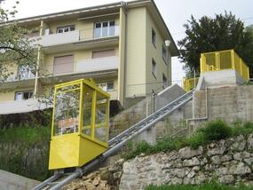 Inclined elevator access to Reuchenette-Strasse, Biel