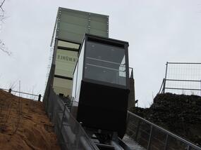 Inclined elevator Webermühle, Wettingen