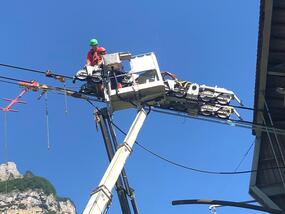 Laufwerkrevision für Kraftwerkseilbahn Netstal-Löntsch