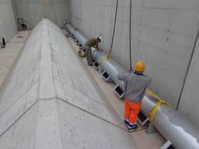 Steel water construction desander system, Engi