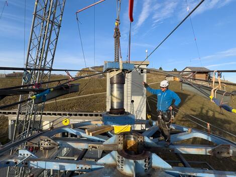 Expresseinsatz in der Bergstation Niederhorn